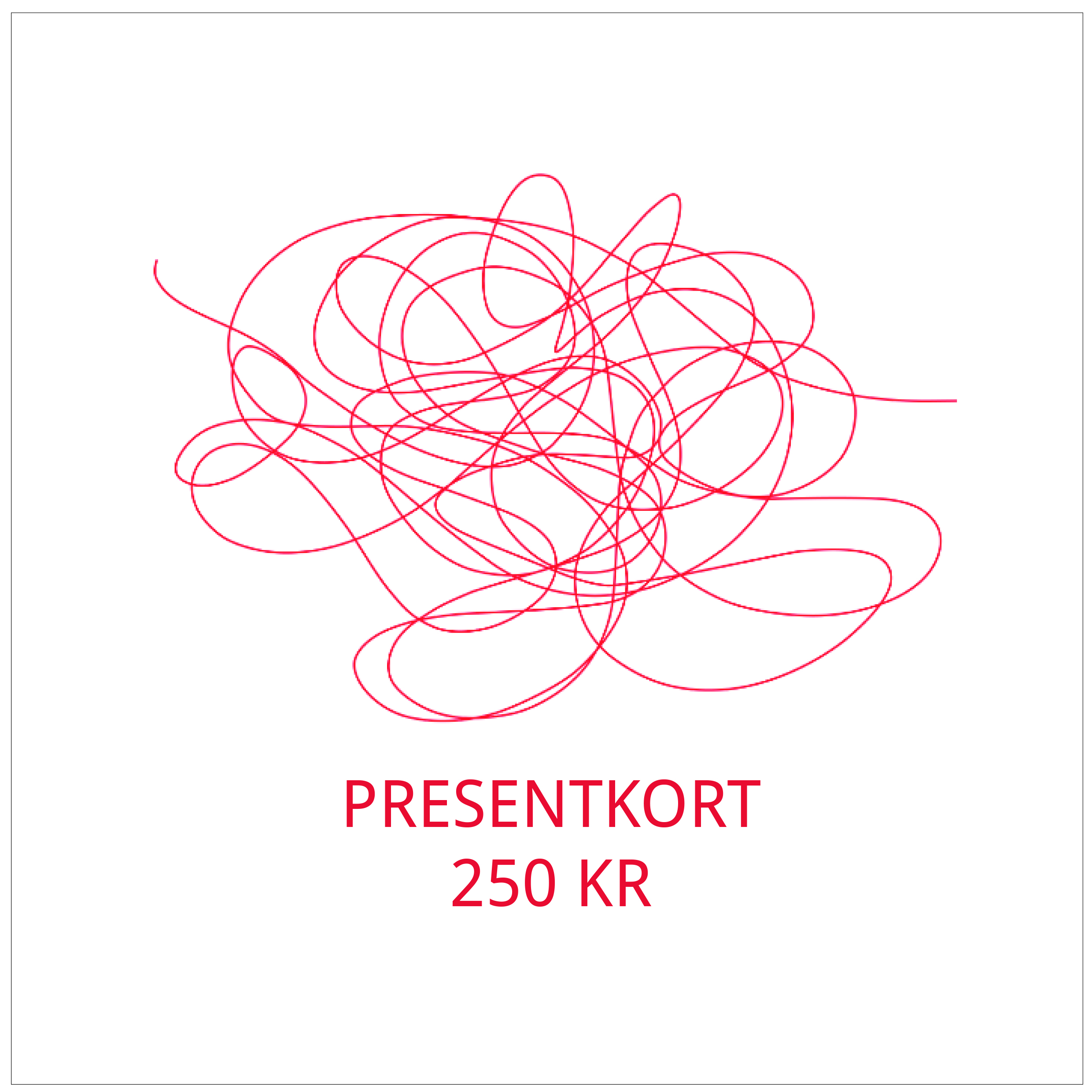 Gift card digital - 250 kr