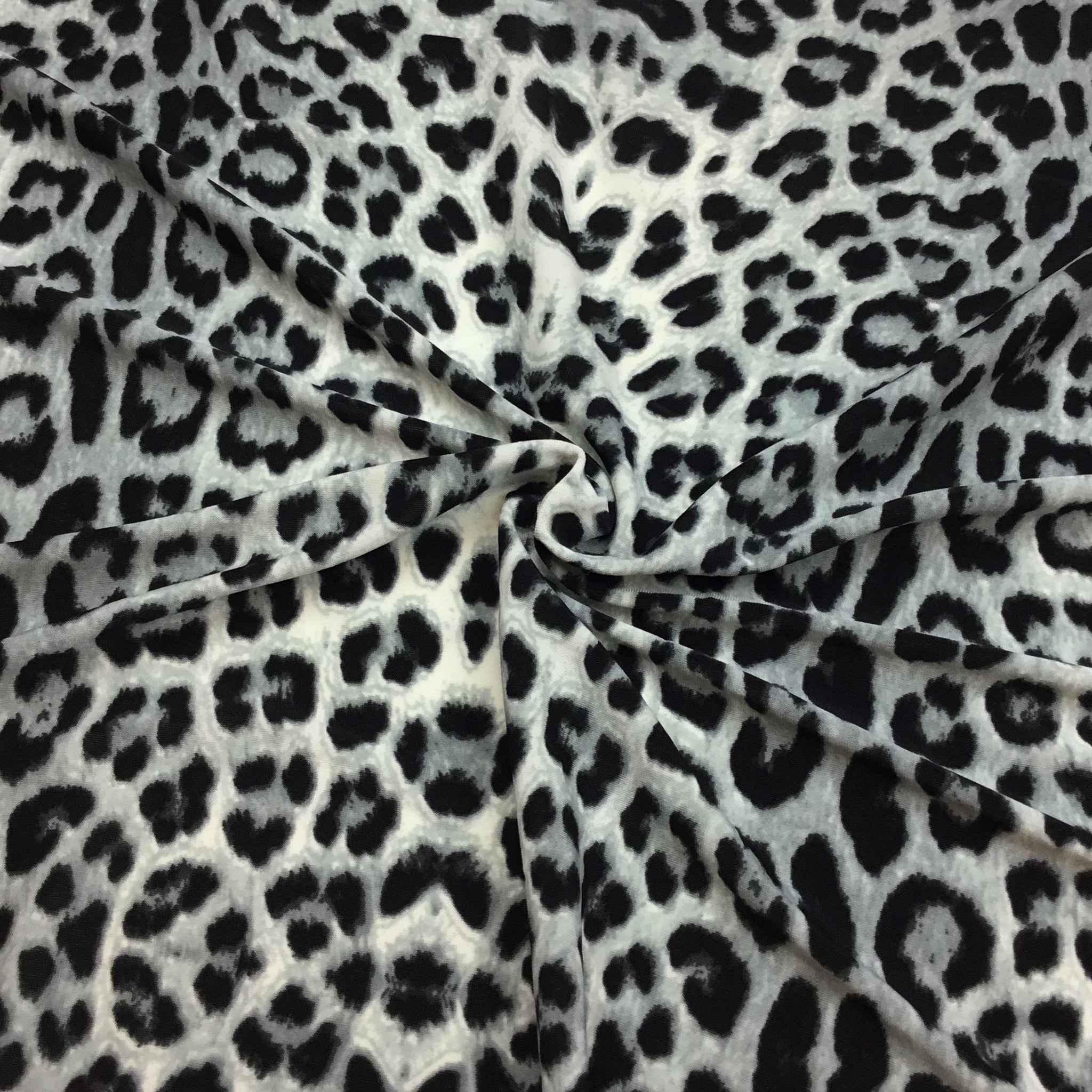 Animal print micro jersey Leo Grey NB3583