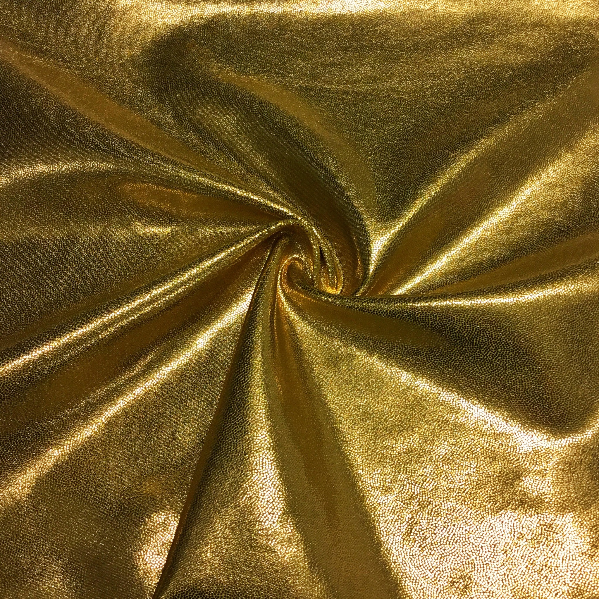 Folietryckt lycra Guld TL350