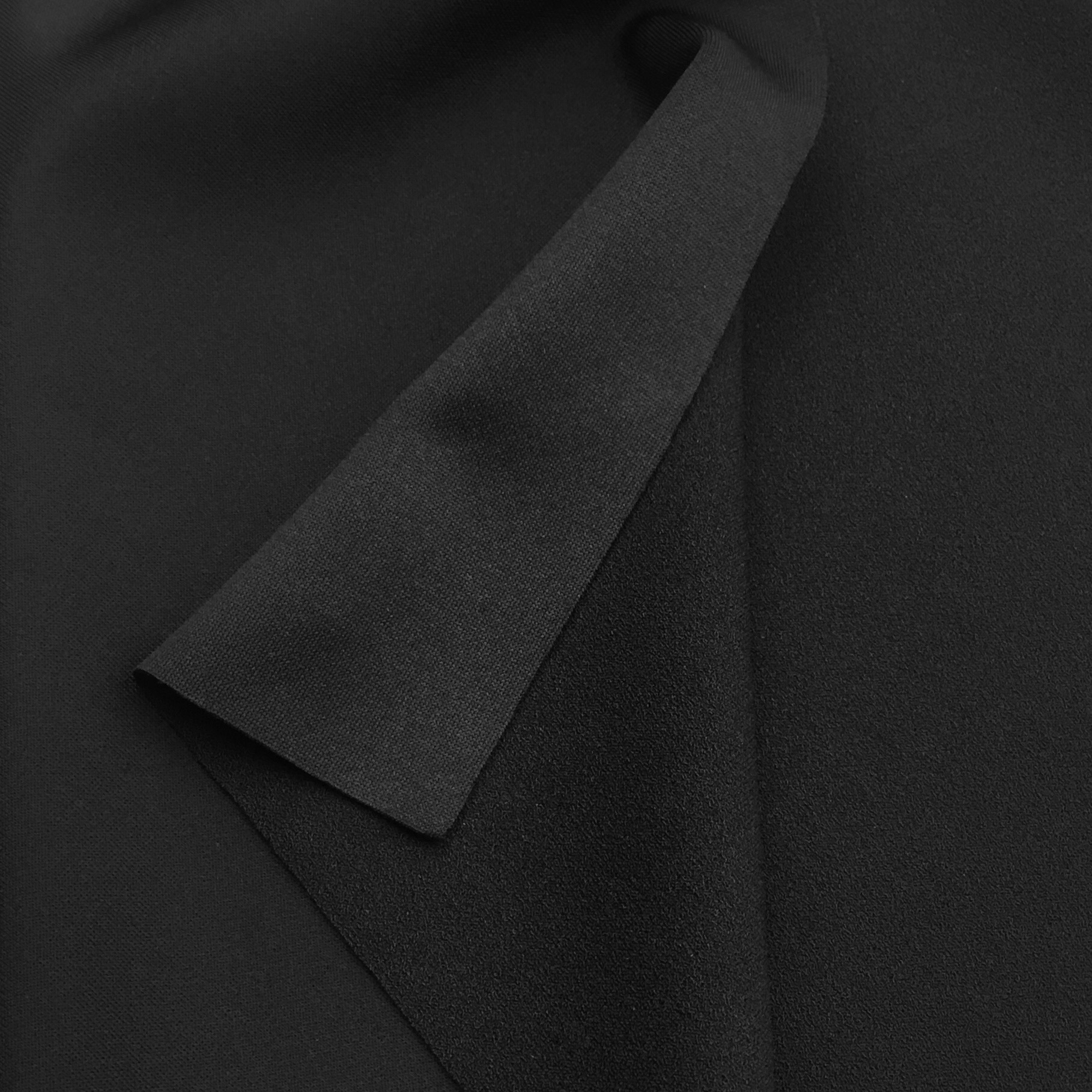 Stretch crepe black HE253