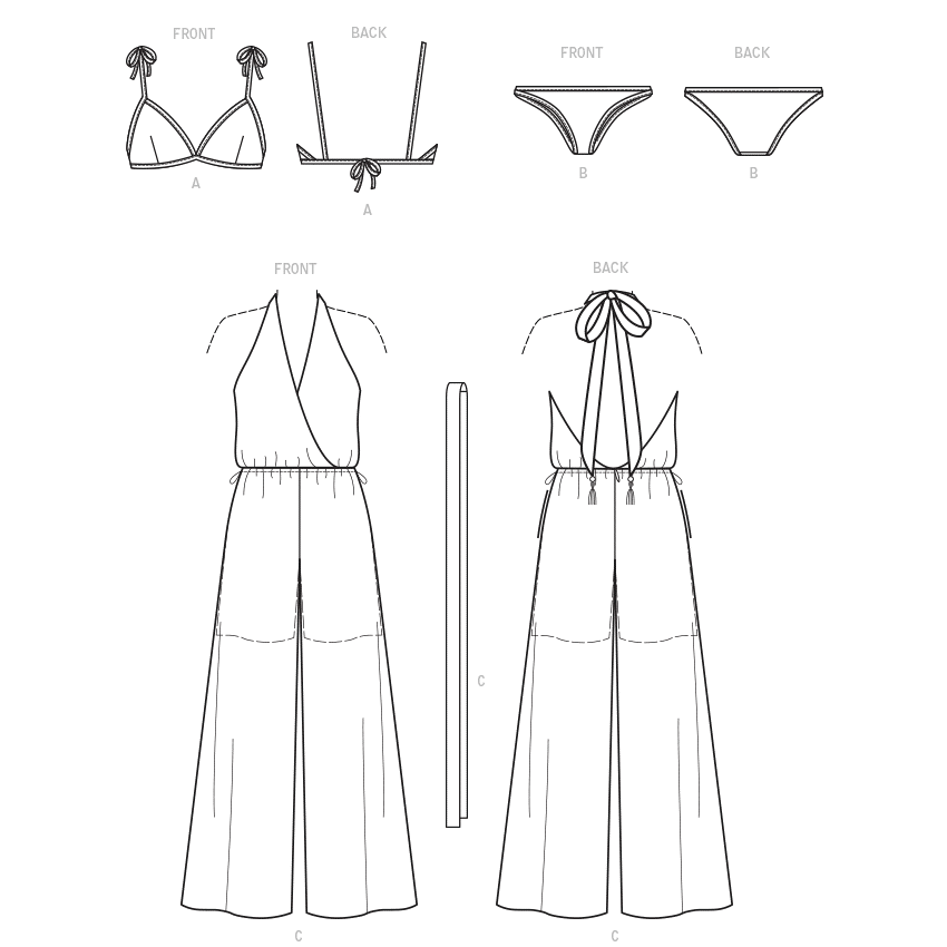 MC7787 - Bikini & byxdress - 6