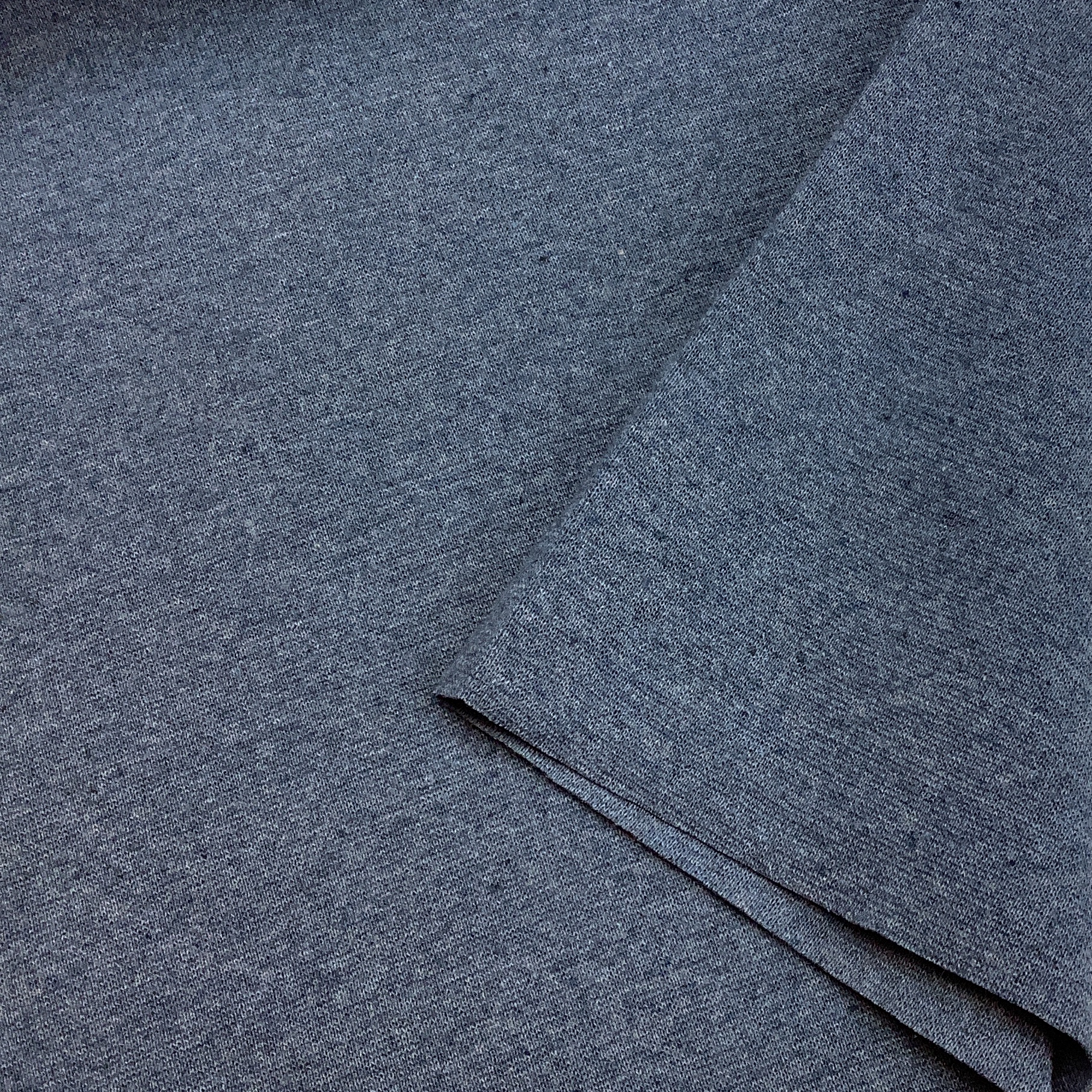 Recycled rib Blue melange