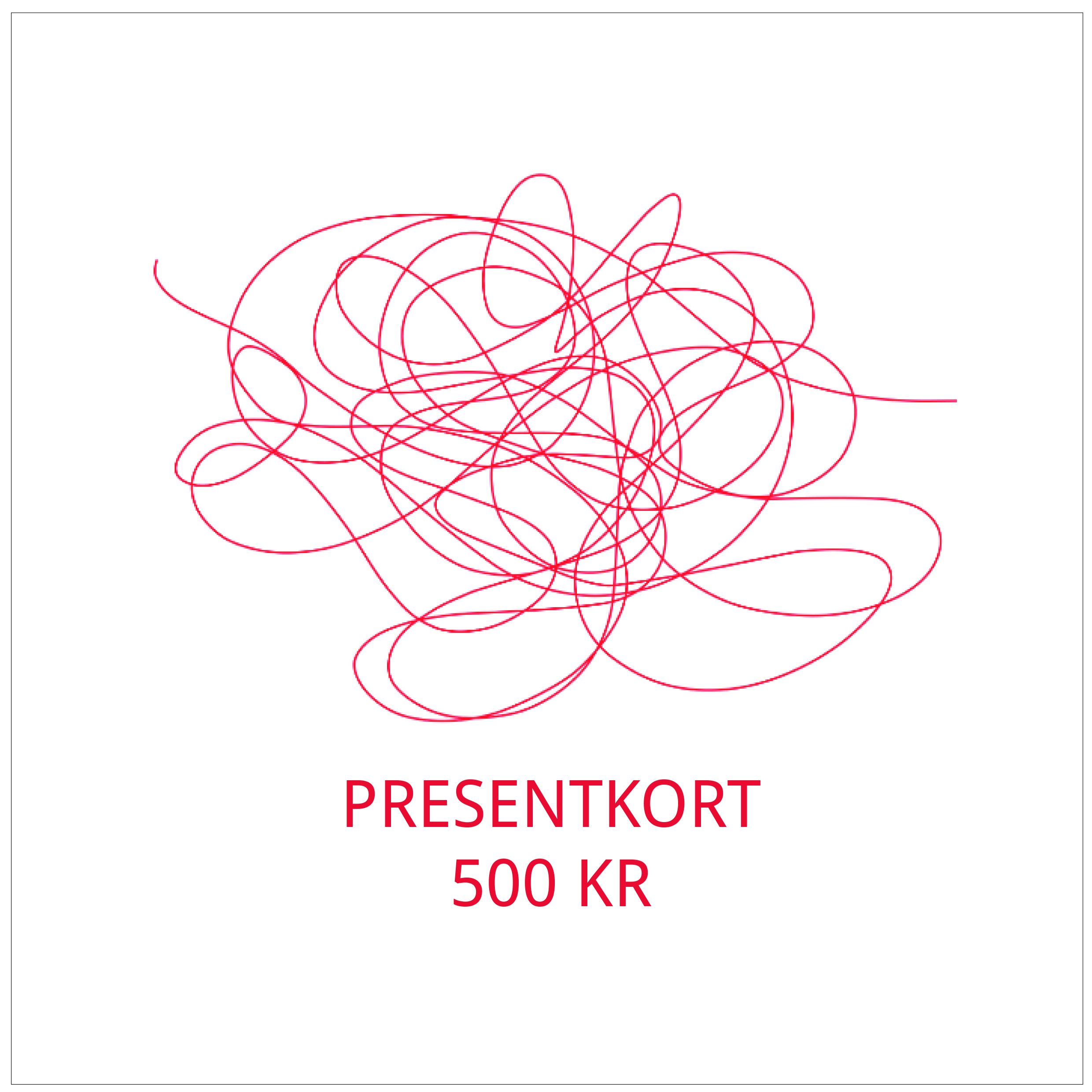 Gift card digital - 500 kr