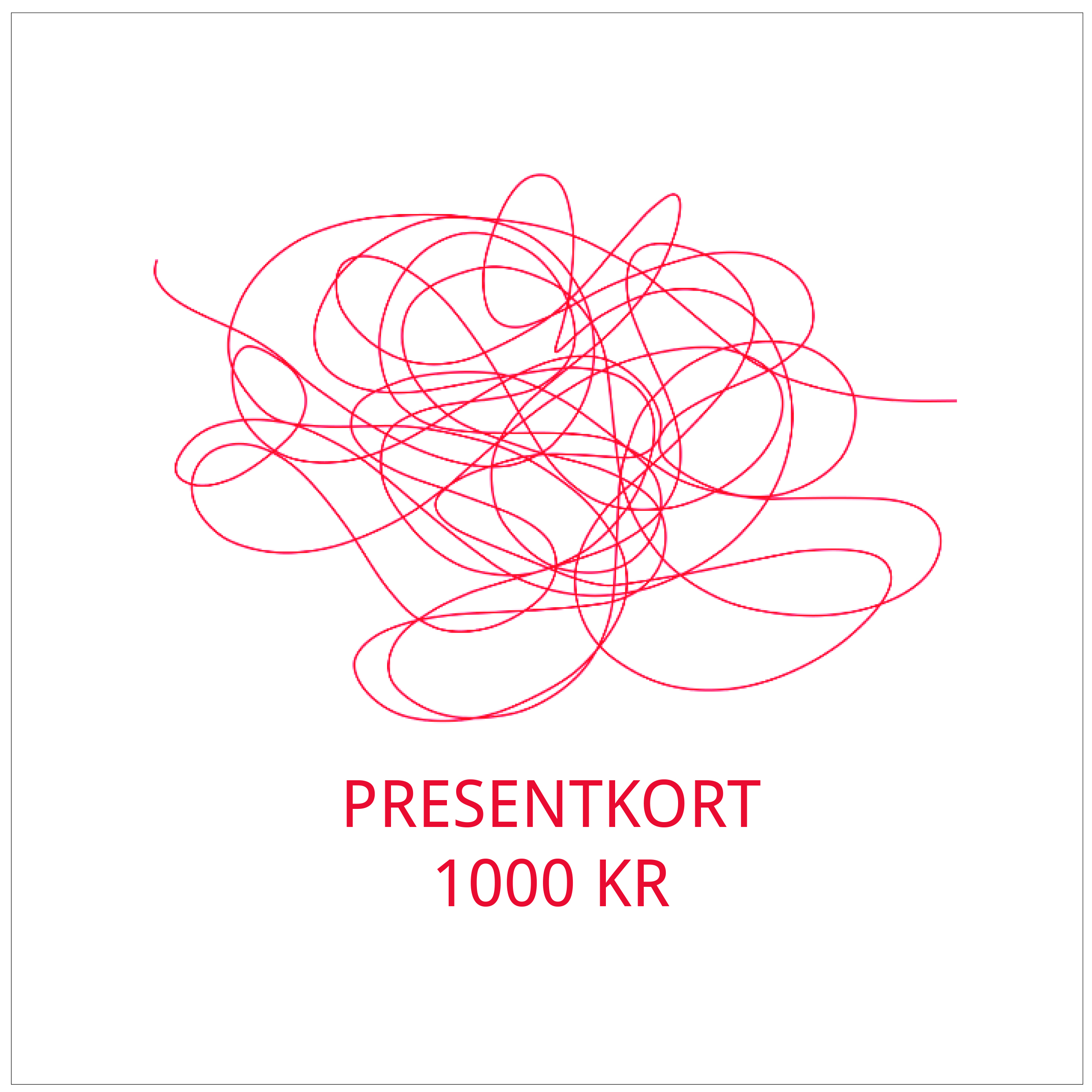 Gift card digital - 1000 kr