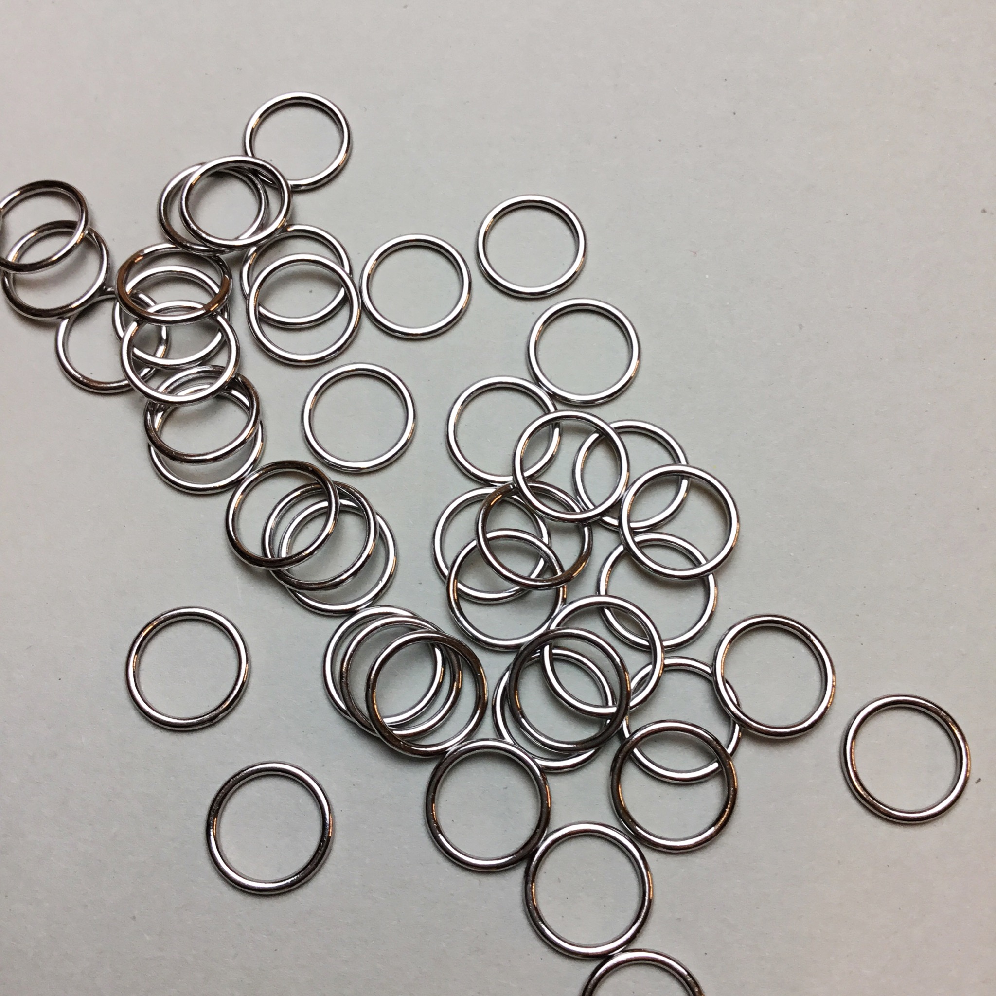 Ring 10mm - silver - rounded