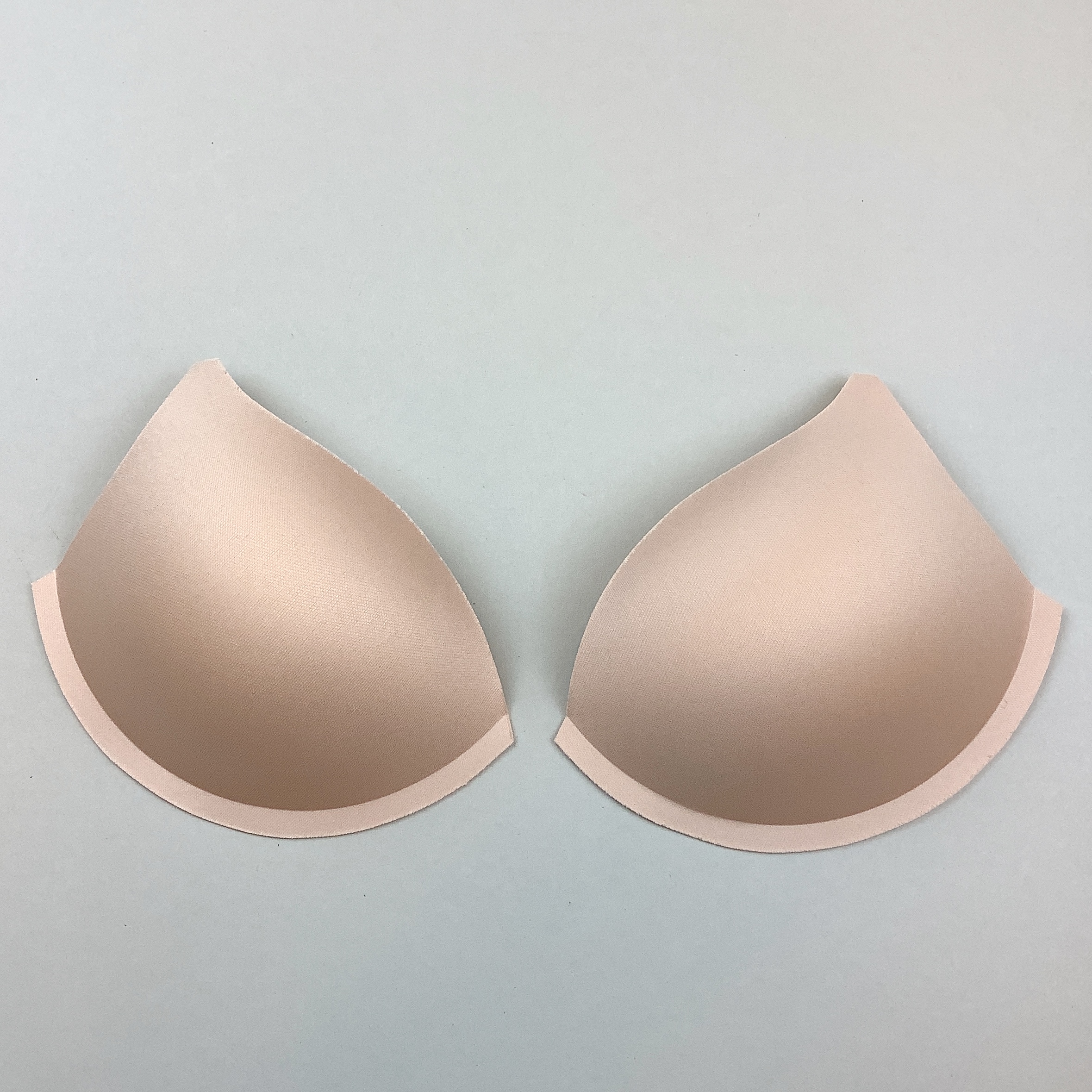 Non-Serged Push-Up Bra Cups - 1 Pair/Pack - Beige - Cleaner's Supply