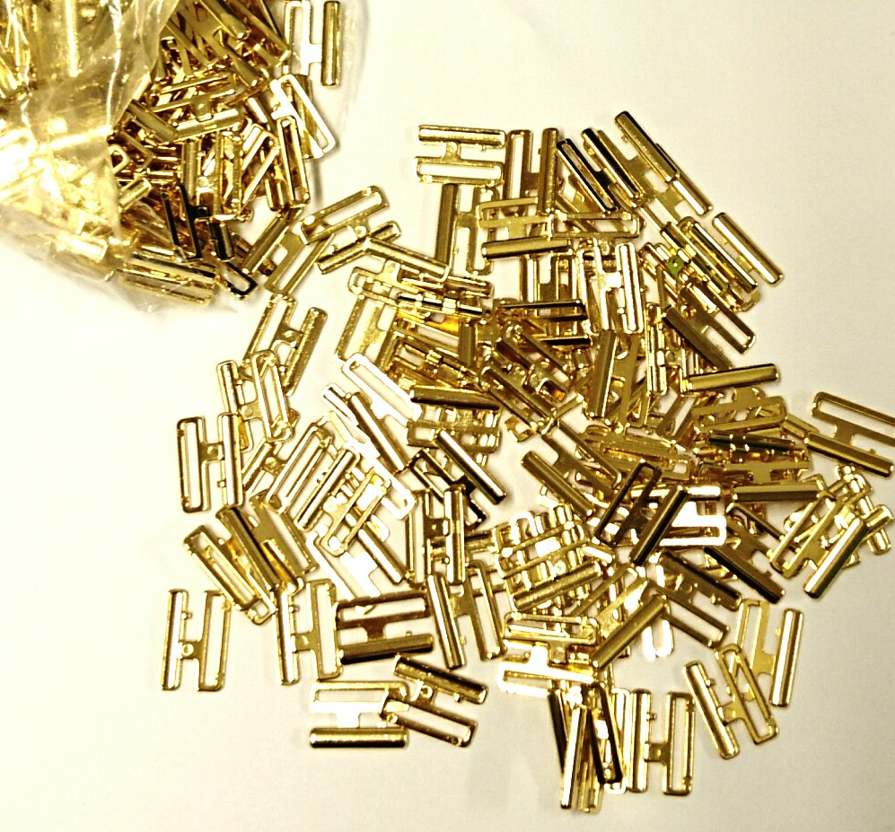 Bikini fastener gold & silver - 3