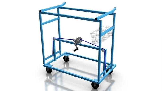 Cart Ice Hockey Cage