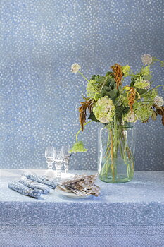 CHAMOIS Duk Margerita Chasmere Blue Bomull