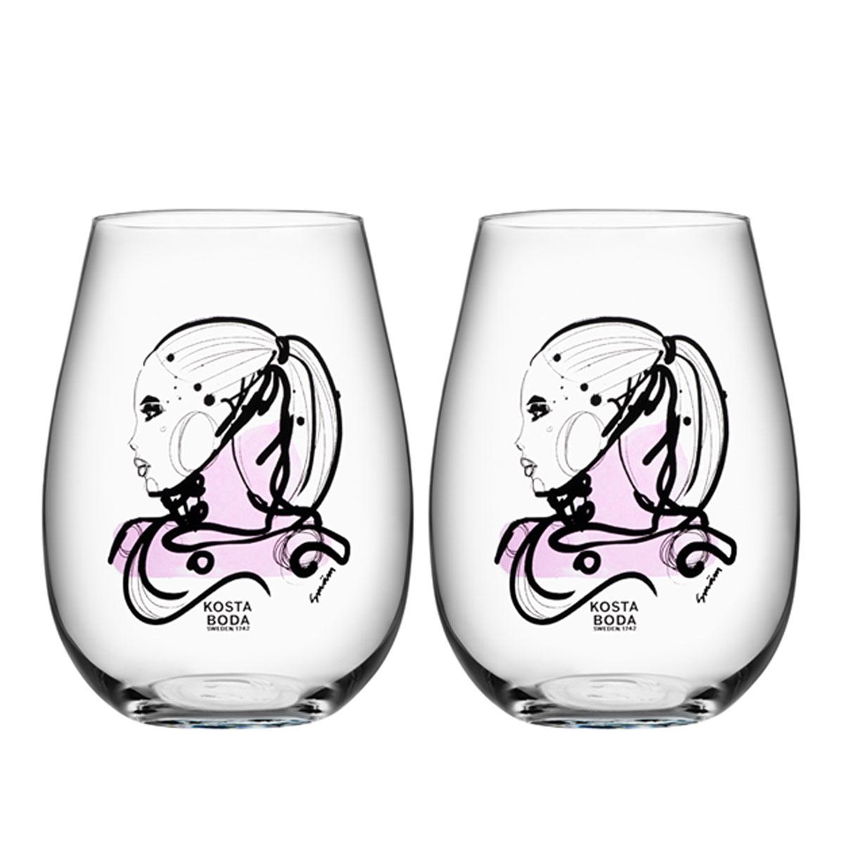 KOSTA BODA All About You / Love You (PINK) 2-p