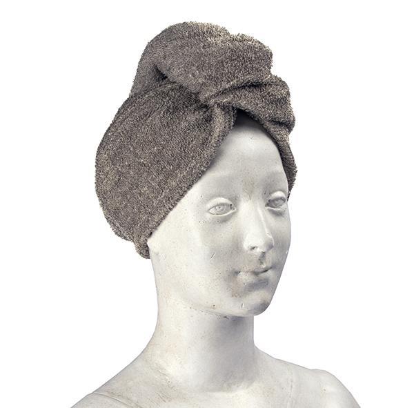 AXLINGS LINNE Turban i linnefrotté