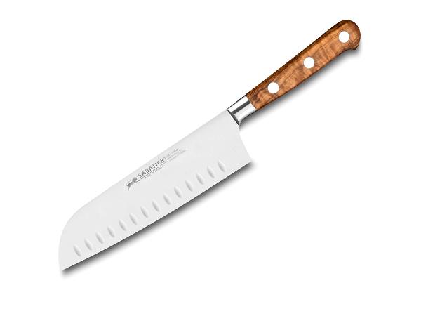 LION SABATIER Ideal Provence Santokukniv Stål/Olivträ