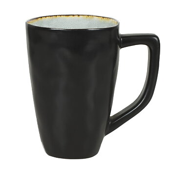 O&J Grå krackelerad Mugg