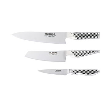 GLOBAL Knivset med tre knivar G-2, G5 & GS-38
