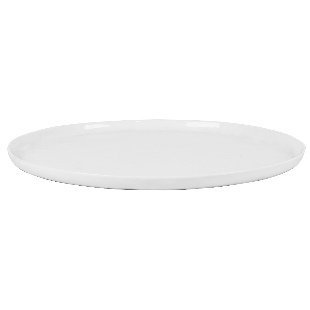 O&J Vit assiett 21 cm - 2