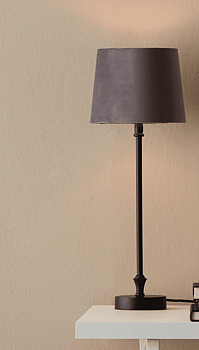 PR HOME Lampfot Liam Svart 46 cm