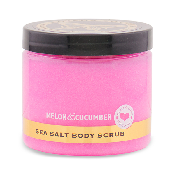 Body Salt Scrub, Melon & Cucumber