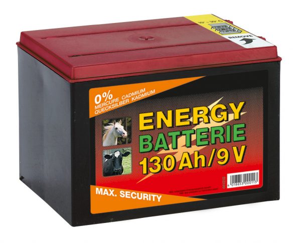 Torrbatteri 9V/130Ah