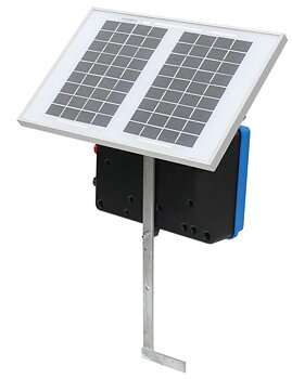 Solcellpanel 8w Med Jordspett Hållare (1500b/3000b)