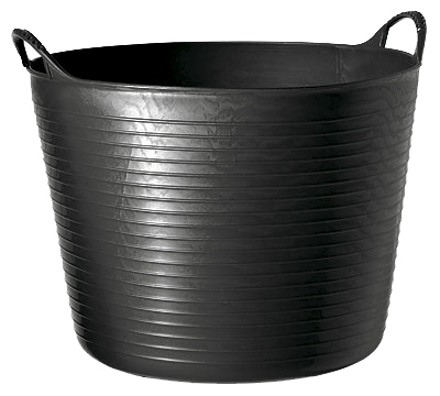 Plastbalja flexitrug svart