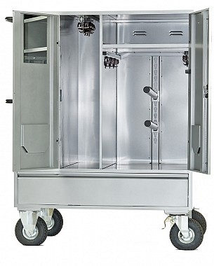 Alfako sadelskåp MAXI Plus Stål/Alu - 2