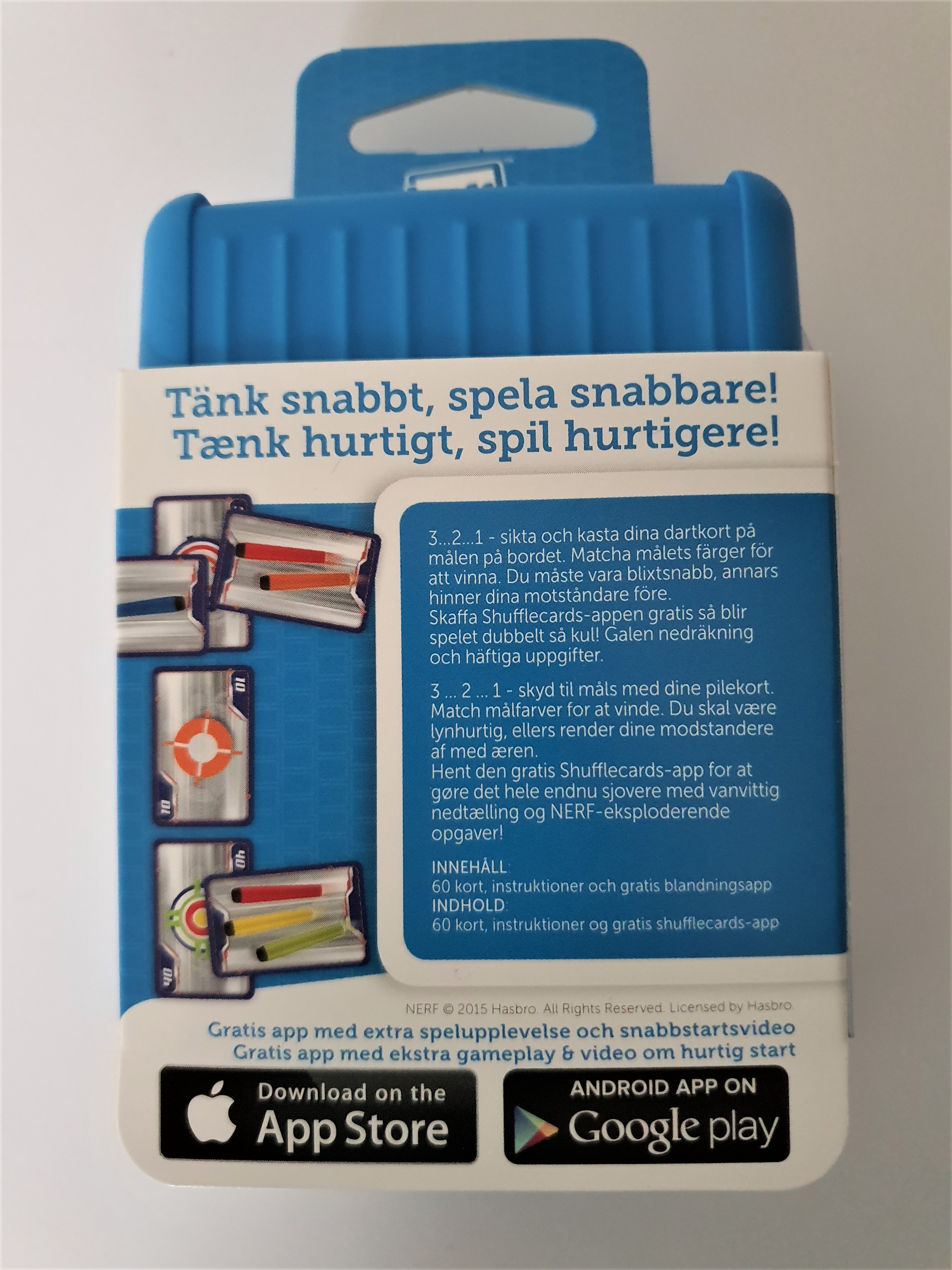 NERF, kortspel, Tänk snabbt, spela snabbare! - Hasbro - Billiga 