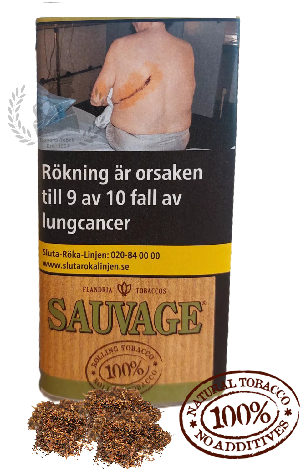Rolling Tobacco SAUVAGE 30g