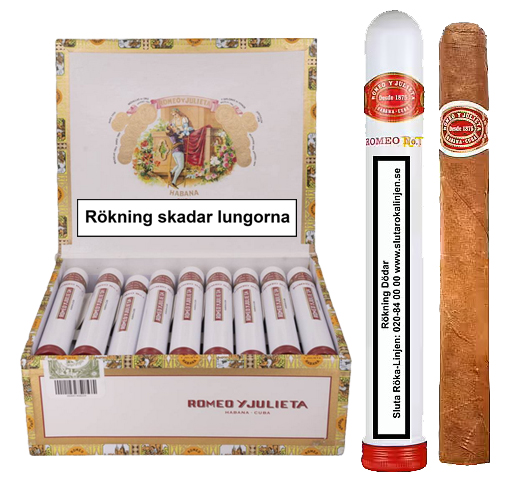 Romeo Y Julieta No 1 Tubos låda 10 st
