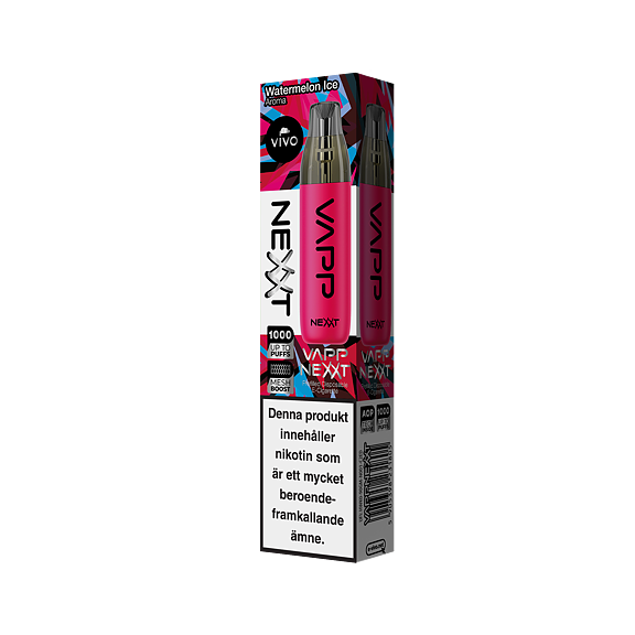 Vivo Nexxt VAPP Engångspod  Watermelon Mesh-Coil