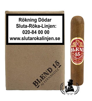 Aj Fernandez Blend 15 Short Robusto Bundle 15 st Cigarrer