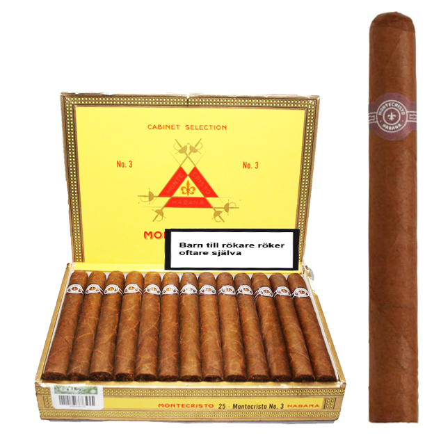 Montecristo No.3 Låda 25 st