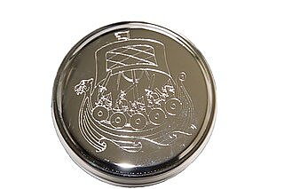 Snusdosa Metall Vikinga Skepp
