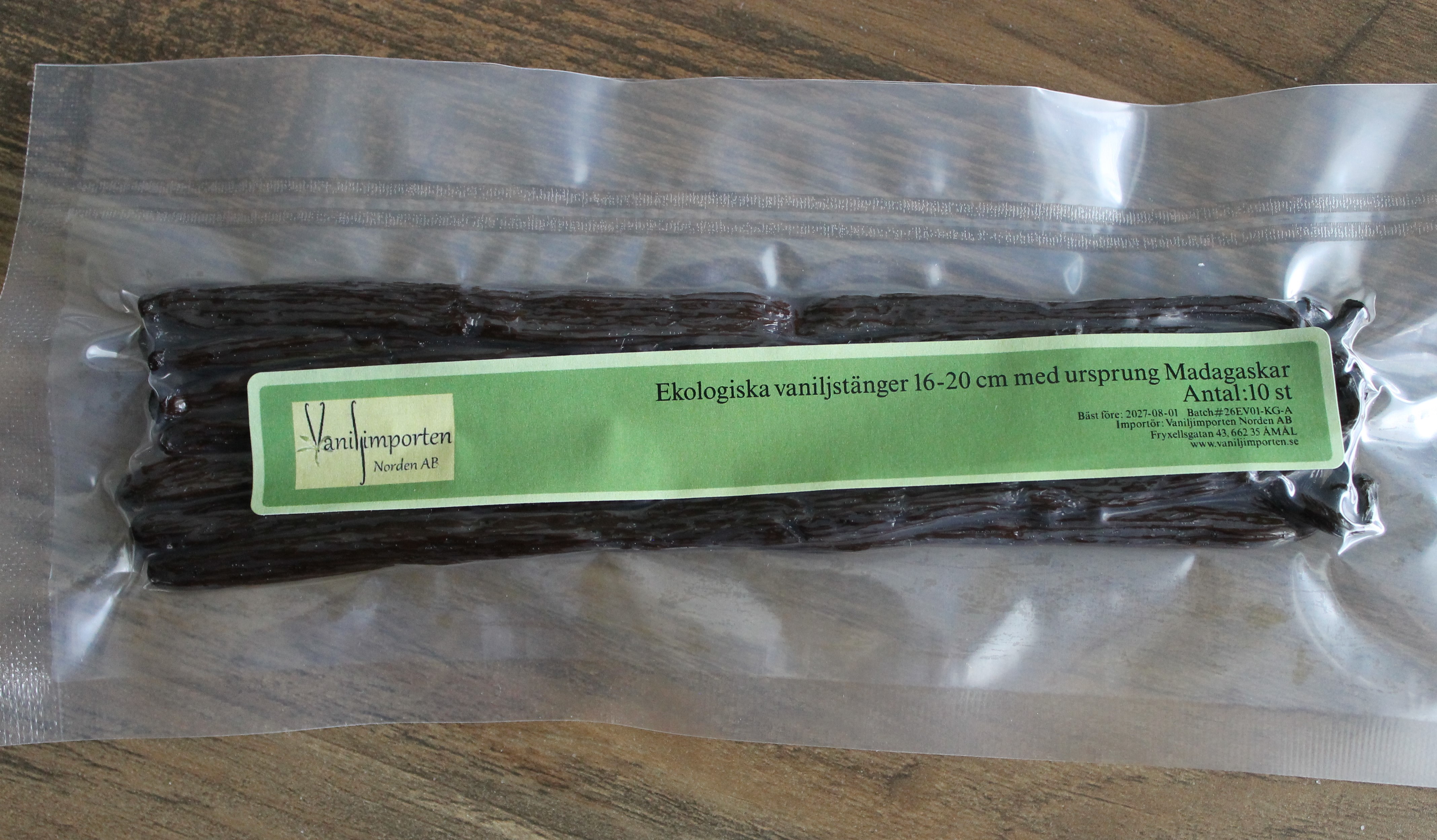 Ekologisk Bourbonvanilj  (A-grade 16–19 cm) i 10-pack - STORPACK 120 st för Bageri och Restaurang - 3
