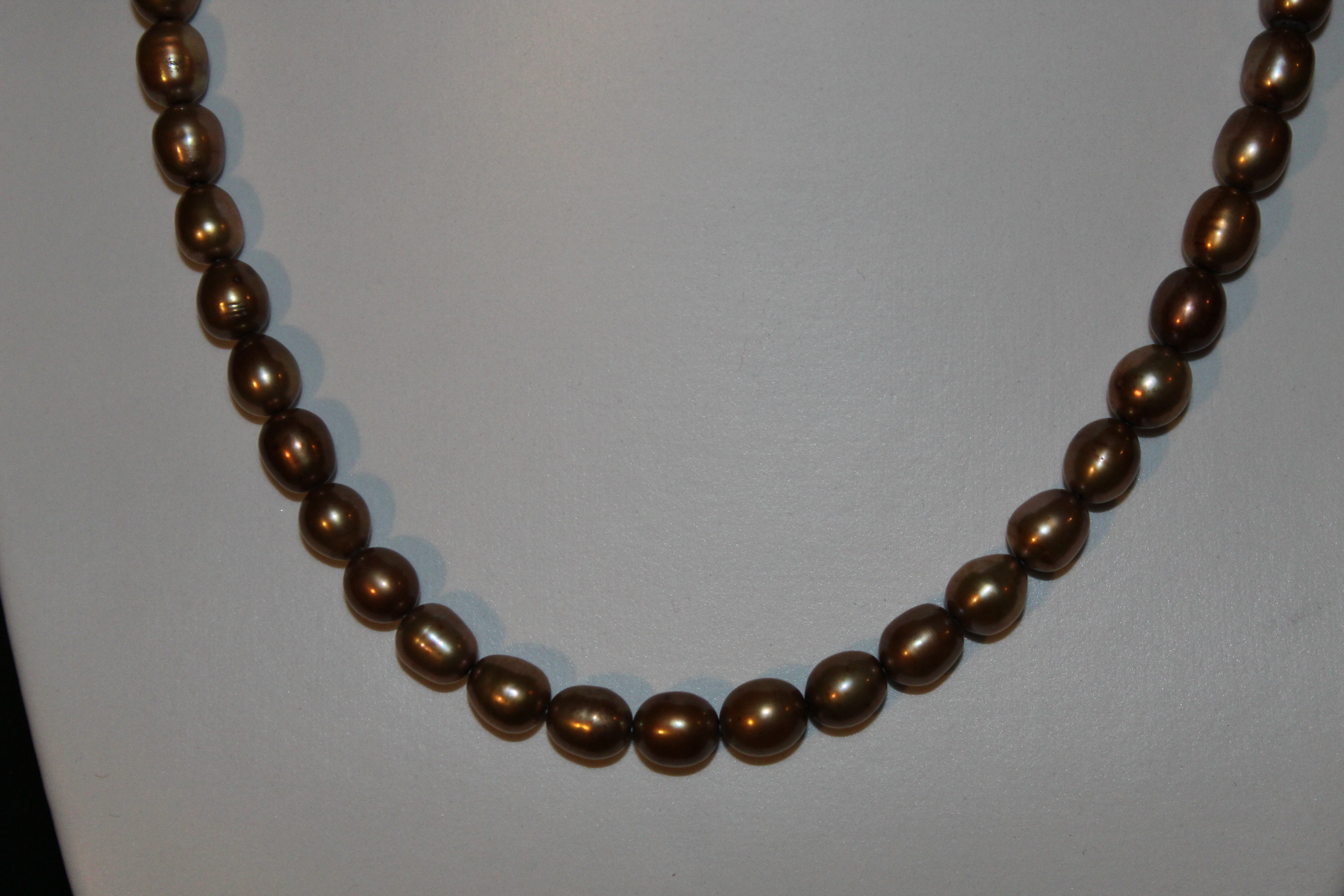 Pärlhalsband Golden Pearl - 2