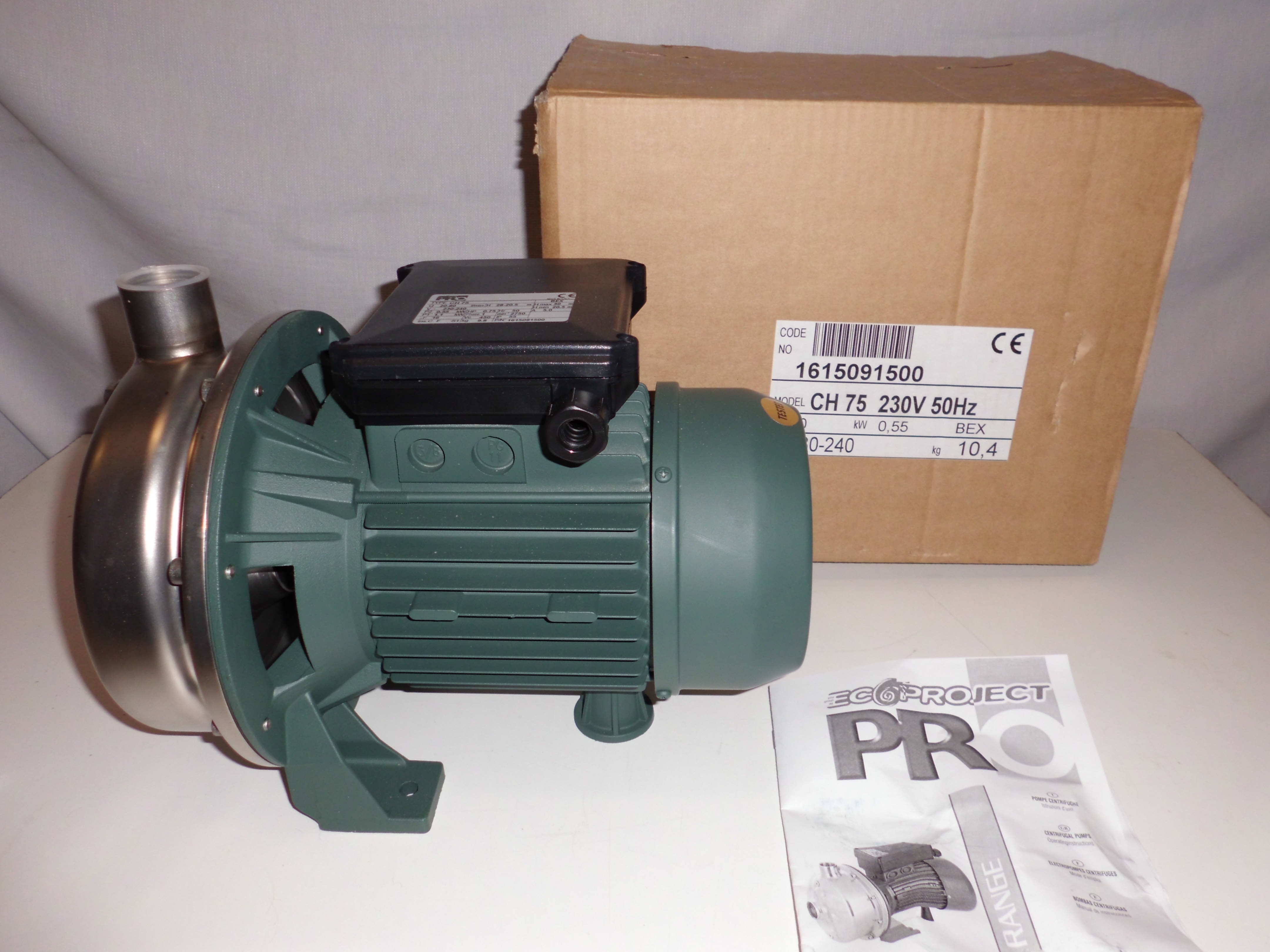 Centrifugalpump m Rf hus