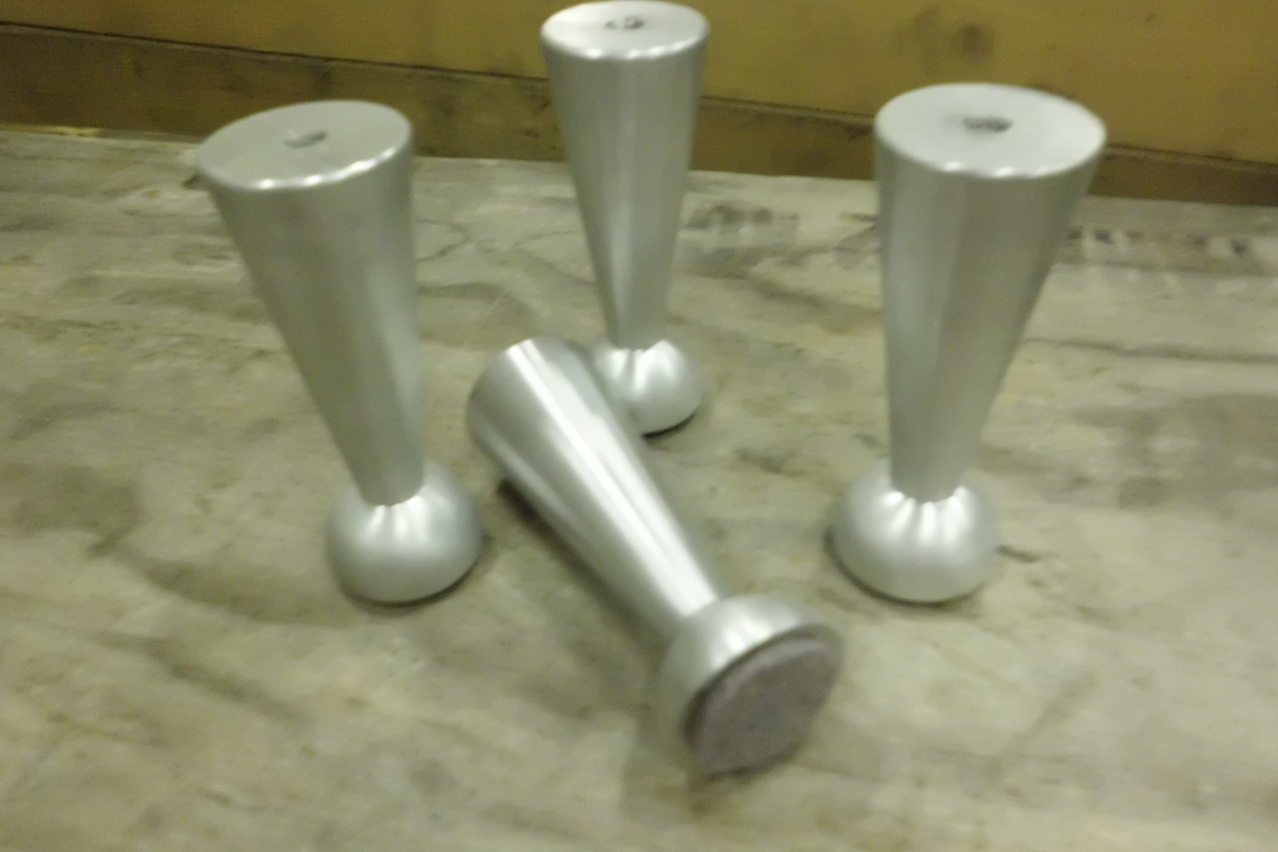 Möbelben raka i aluminium - 2