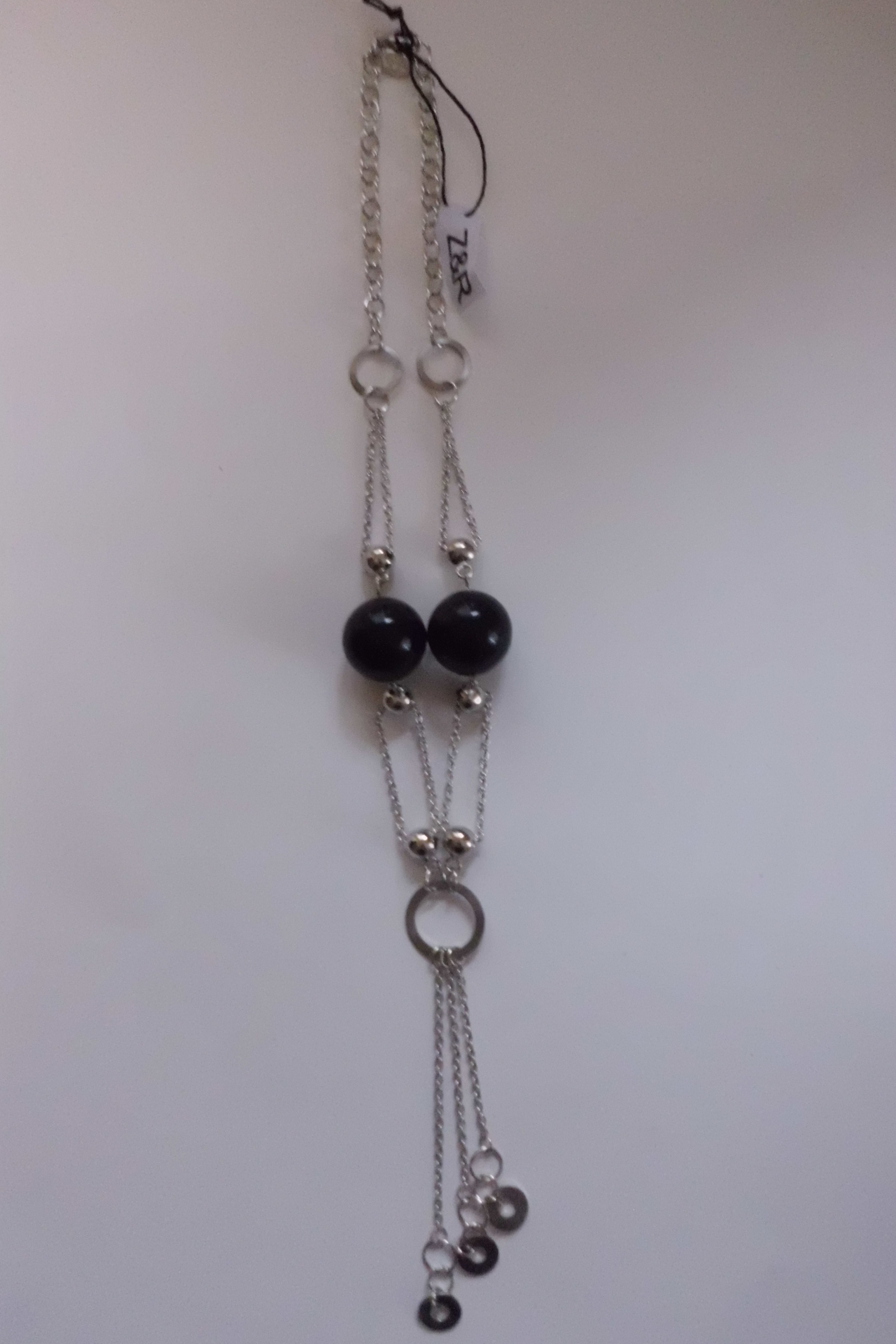 Halsband "Svarta kulor" - 2