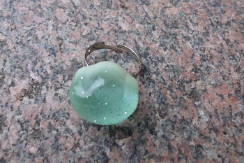 Ring akvamarin