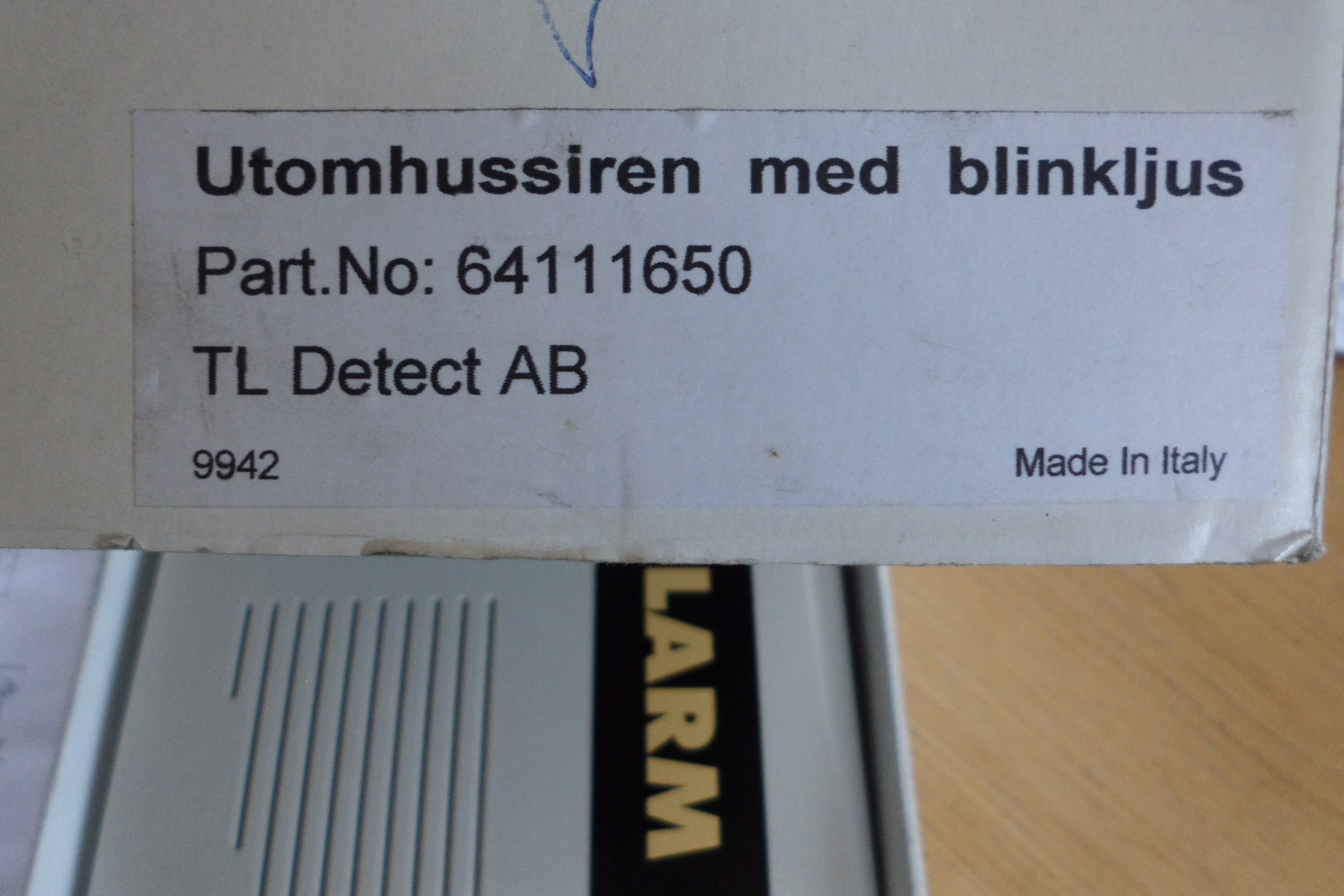 Utomhussiren - 2