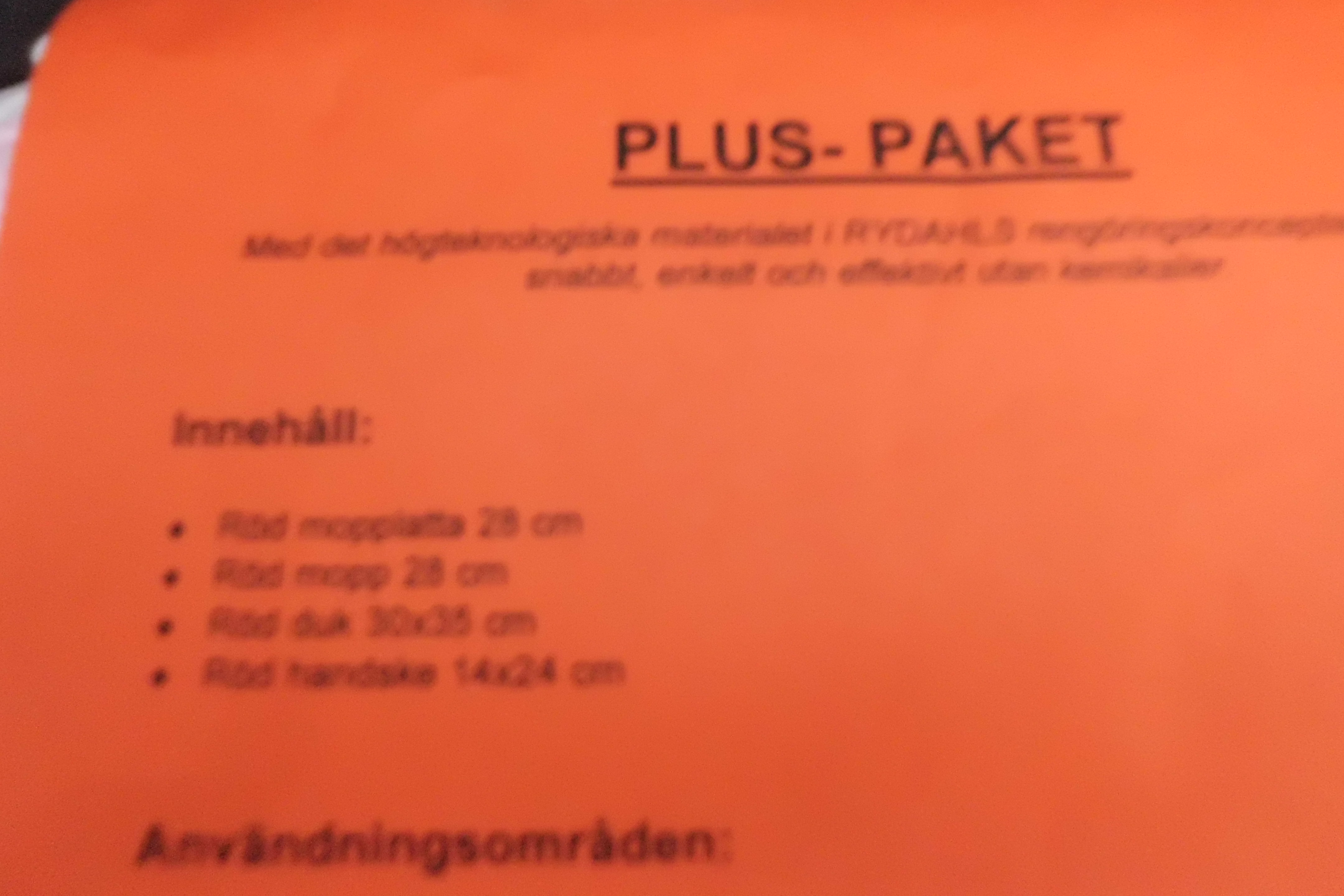 Pluspaket golvstäd - 2