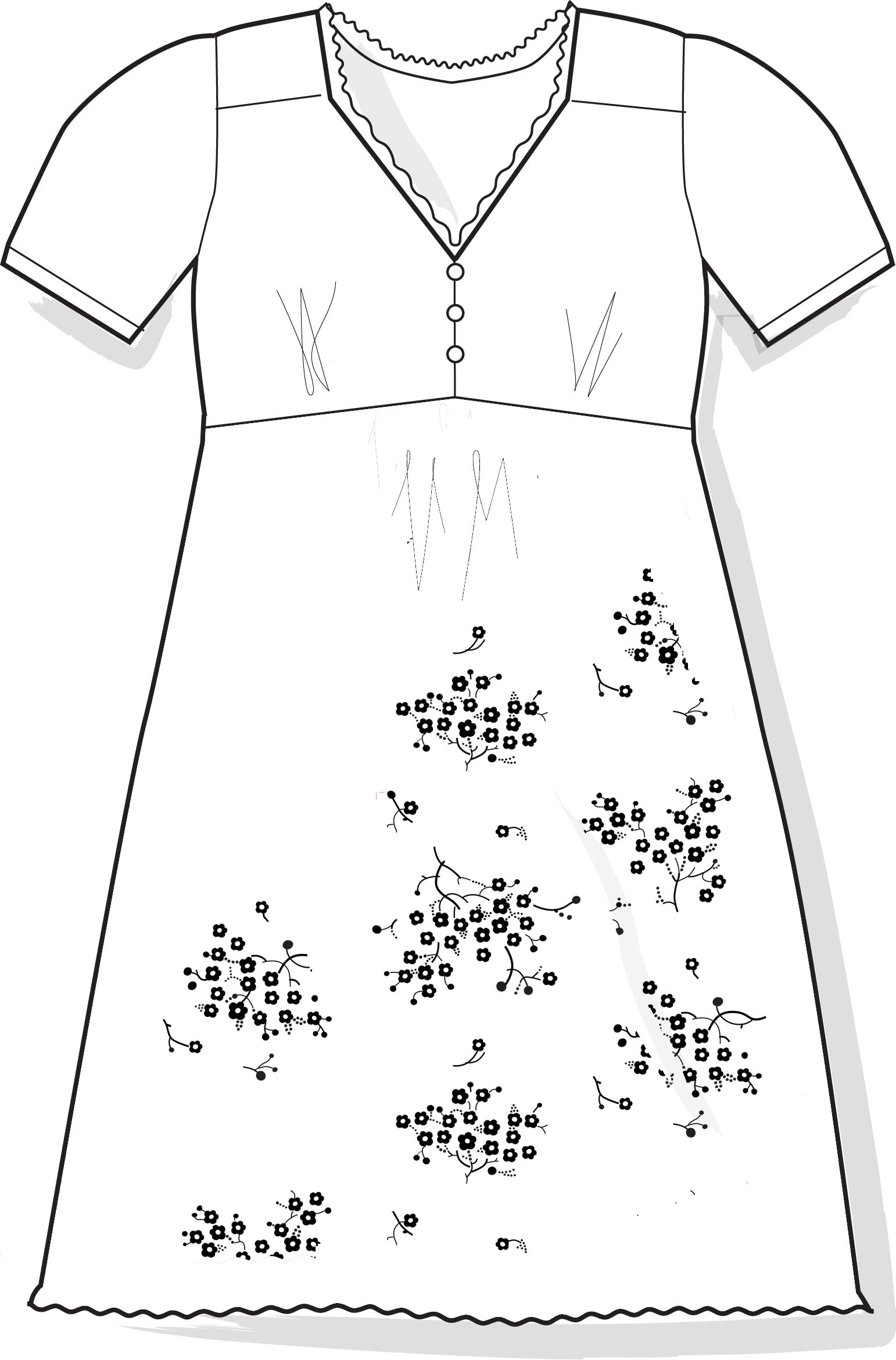 Klänning TILDA-FLÄDER - 3