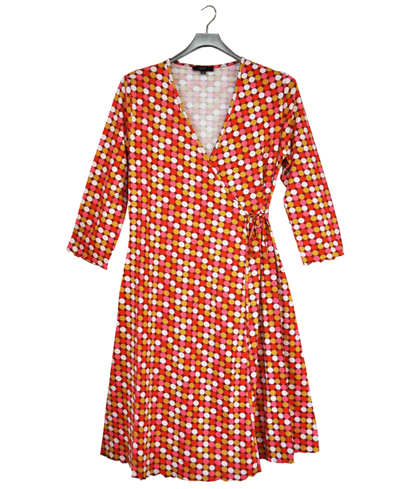 Omlottklänning DOT-Retro