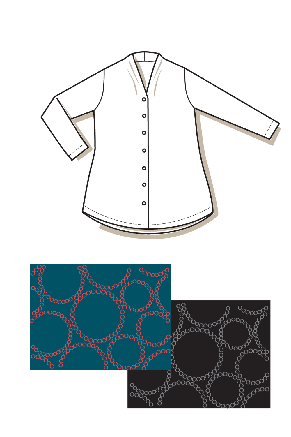 Blus HAZEL-Bubblor - 2