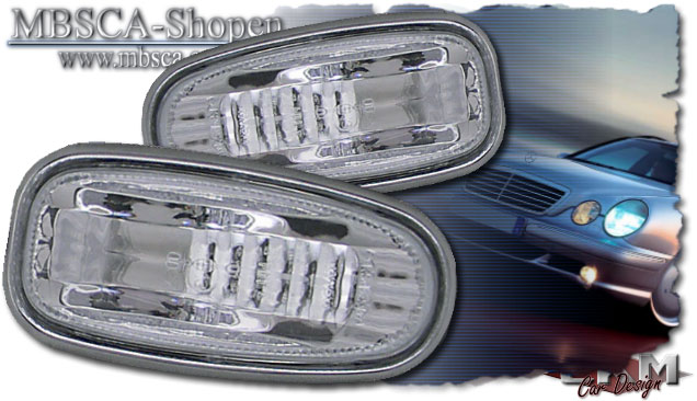 Crystal side markers Facelift 2 pcs - 4
