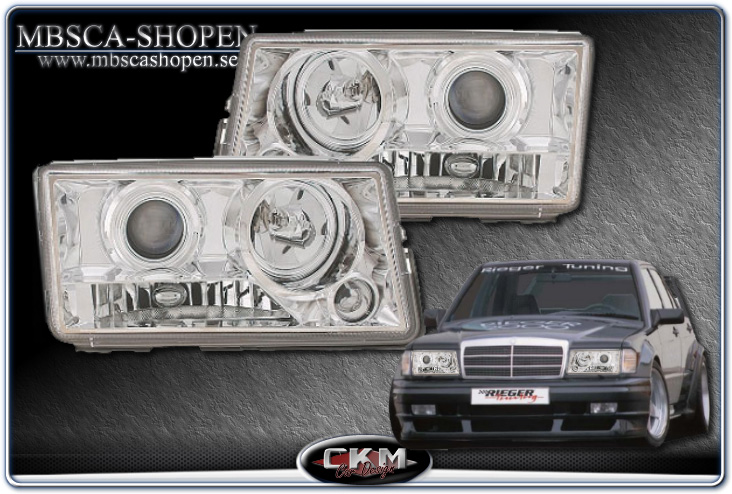 Clear frontlights V3 . 2pcs.