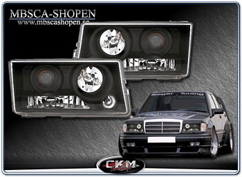 Clear frontlights V3 .Black  2pcs.