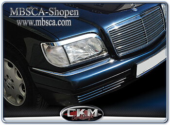 Chrome headlights 2pcs