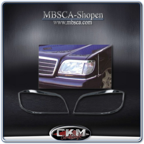 Chrome headlights 2pcs - 2