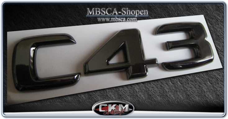 SMOKE C43 Emblem trunk