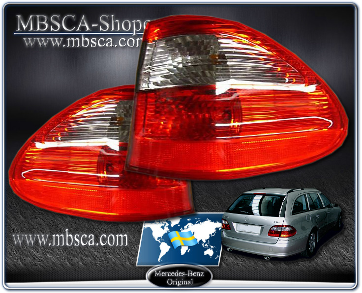 Clearglas taillights Wagon Red/Smoke with LEDs 2 pcs